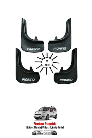 Doblo Paçalık Çamurluk Tozluk 4 Lü Set Ve 12 Adet Vida