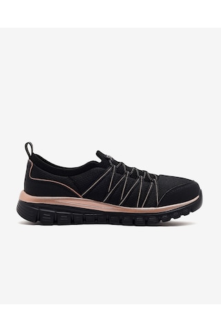 Skechers Graceful Kadın Siyah / Pembe Altin Günlük Ayakkabı 100888 Bkrg Siyah
