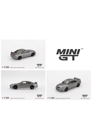 Mini Gt Nissan Skyline Gt-r Dark Metal Gray Nısmo Bcnr33 Crs Version 1128 1/64