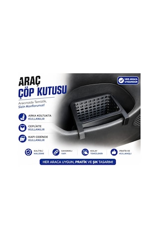 Araç Çöp Kutusu , Araç Kapı Ceplik Çöp Kovası , Universal Araç Koltuk Arkası Çöp Kutusu Çok Renkli
