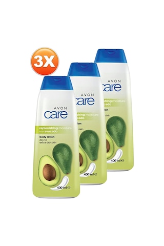 Avon Care Kuru Ciltler için Avokado Özlü Vücut Losyonu 400 ML Üç