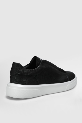 Lufian Dante Erkek Deri Sneaker Ayakkabı Siyah Siyah 112230256100100 Siyah