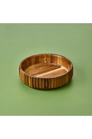Mien Akasya Curve Kase - Kahverengi - 22 Cm Kahverengi