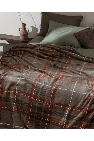 Antonin Tek Kişilik Welsoft Baskılı Battaniye - Yeşil 8684427292655 Çok Renkli