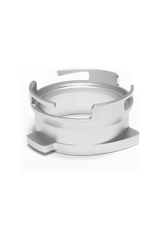 Lemestar 54mm Alüminyum Rotatif Kahve Toz Toplayıcı - Uçucu Tozu Önleyen, Breville 8 Serisi Uyumlu, Tekrarlı Kullanım Eliyetli Gümüş Aksesuar Gümüş