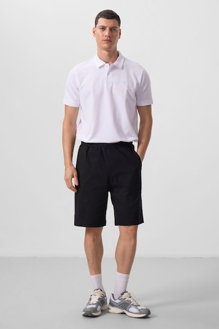 Tommylife Siyah Standart Fit Dokuma Hafif Esnek Chino Şort - 81290 Siyah