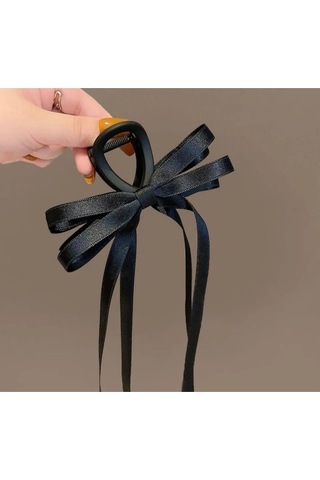 Okavango Kadın Toka Siyah Fiyonk Kuyruklu Mandal Toka Çok Renkli