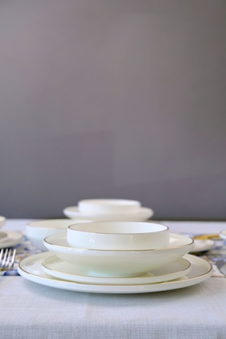 Leggno Chester Gold Yemek Takımı 6 Kişilik 24 Parça