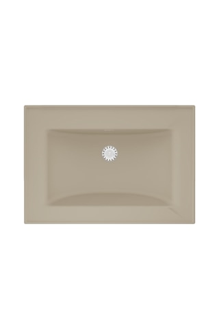 Aura Etajerli Granit Lavabo 65-45cm Krem İsimdebelirtilmiş
