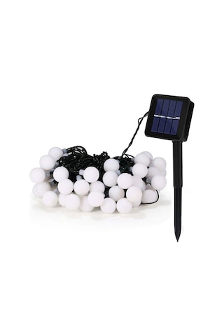 Sge Teknoloji Güneş Enerjili 7 Metre 50 Led Sarı Bahçe Teras Part