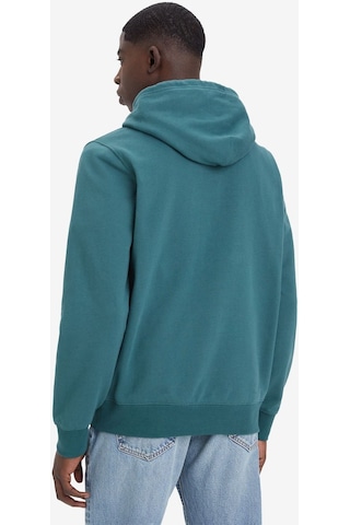 Levi's Erkek Oversize Kapüşonlu Sweatshirt - Günlük Kullanım Yeşil