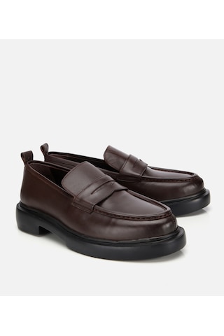 Hotiç Erkek Deri Kahverengi Yüksek Tabanlı Klasik Loafer 02ayh311850a480 02ayh311850a480 Kahverengi