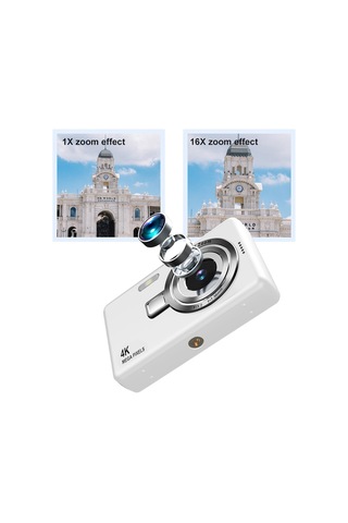 Çok İşlevli Ccd Kamera, 2.4 İnç Lcd Ekran Öğrenci Dijital Kamera, 16x Dijital