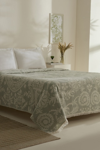 Karaca Home Avery Müslin Çift Kişilik Tek Pike Mint