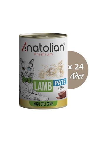 Anatolian Premium Kuzulu Ezme Yetişkin Kedi Konservesi 24 X 400 G