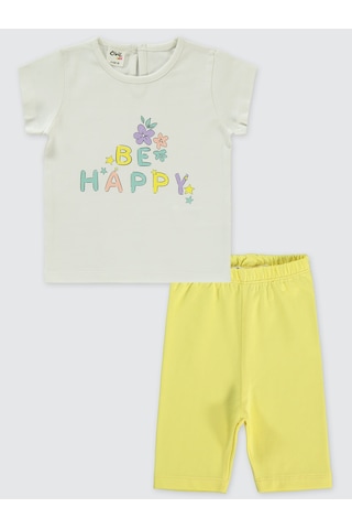 Civil Baby Kız Bebek 3'lü Takım 6-18 Ay Renkli Çok Renkli