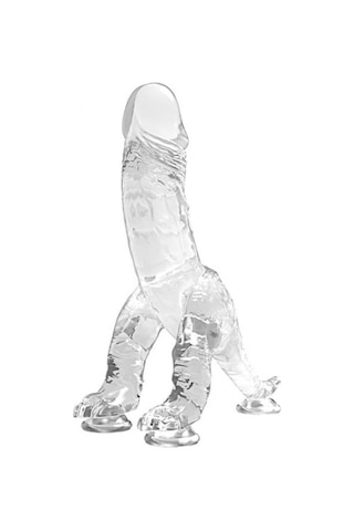 Carmine Vantuzlu Büyük Boy Silikon Su Geçirmez Dinazor Dildo