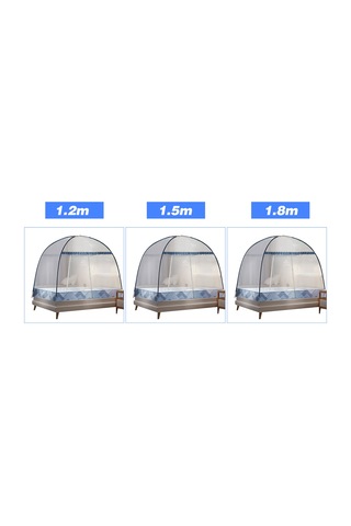 Padalink Pratik Taşınabilir Sineklik, Seyahat Ve Kamp İçin Katlanabilir Yatak Tülü, Rastgele Renk 1.5m Çok Renkli