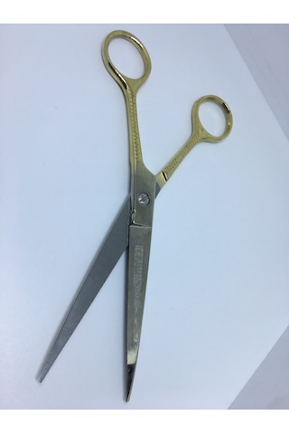 Taksun Berber Makası Altin Sap Çelik Kod:605G No:6.5 17.5 Cm