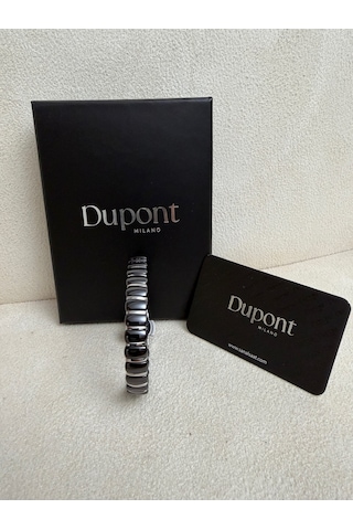Dupont Mılano Dm-csb-001-bs10 Seramik Siyah Gümüş Renk 20 Cm Erkek Bileklik
