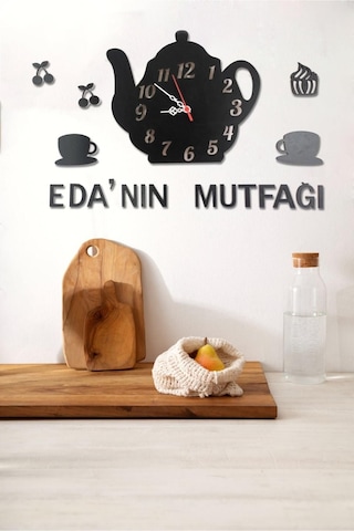 Duvar Saati Mutfak, Kişiye Özel Çok Renkli