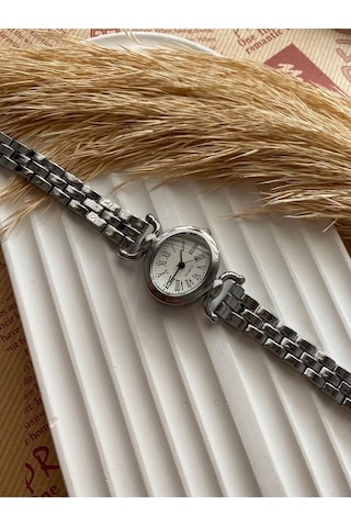 Rub065 25 Mm Rubsey Retro Minimal Hasır Kordon Vintage Kadın Kol Saati Siyah