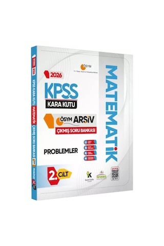 2025 Kpss Matematiğin Kara Kutusu 1. Ve 2.cilt Ösym Çıkmış Soru Bankası 2li Set Video/pdf Çözümlü