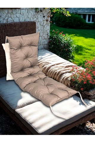 23 Linia Peyzaj Bankı, Pencere Pervazı Veya Bahçe Mobilyası İçin Yastık-matras 412136732 Açık Kahverengi
