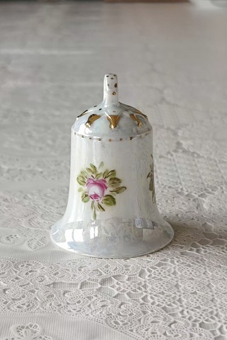 Nurantik Antika Porselen Çan Çiçekli 5x8 Cm