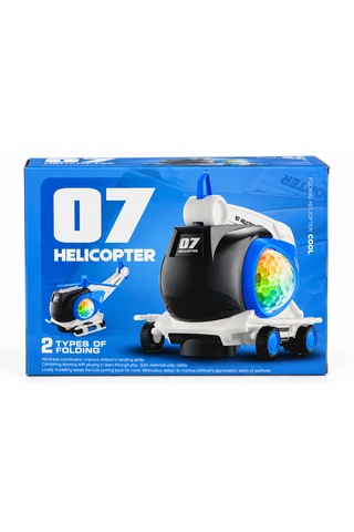 07 Katlanabilir Helikopter Oyuncak Mavi