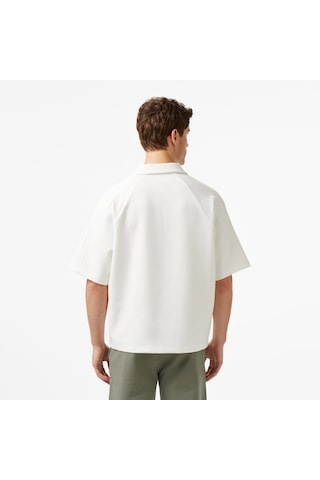 Nautica Erkek Ekru Regular Fit Polo Yaka T-shirt Düz K57355t Krem