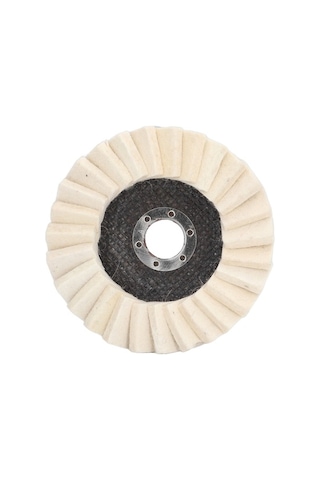 Besthome1 2 Adet 5 İnç Yün Fırça, Metal Taş Polisaj Diski, Kolay Montaj, Dayanıklı Fırça