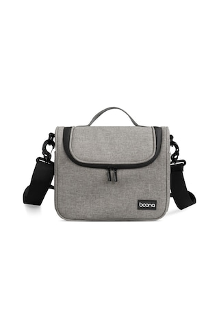 Baona Bn-h011 Dijital Slr Fotoğraf Makinesi Çantası Lens Depolama Omuz Çantası Gri Diğer