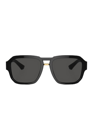 Dolce Gabbana Dg4464f 501 87 56 Erkek Güneş Gözlüğü Siyah