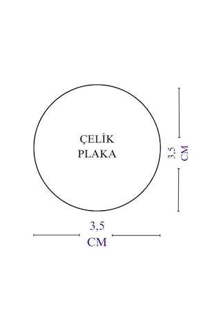 Metal Nazar Boncuklu Balık Çelik Aye'tel Kürsi Felak Nas İhlas Ar