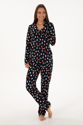 U.s. Polo Assn. Kadın Lacivert Pijama Takım 50318895-vr033 Lacivert