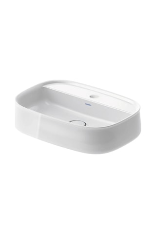 Duravit - Zencha Çanak Lavabo 55 Cm Batarya Banklı Beyaz - 2374550071- Beyaz