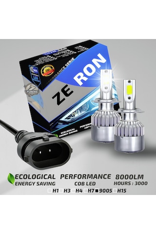 Toyota Corolla 2013-2018 Uzun Far Uyumlu Şimşek Etkili Led Xenon Performance Series Hb3