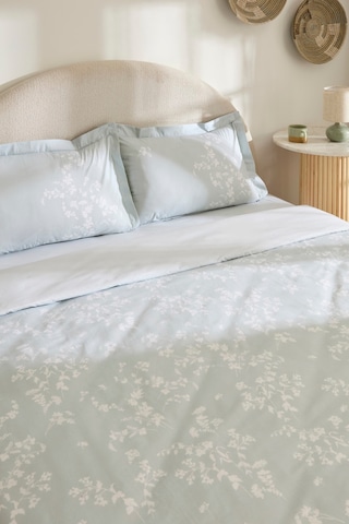 Kaşmir Home Fancy %100 Pamuk Çift Kişilik Nevresim Takımı Mint
