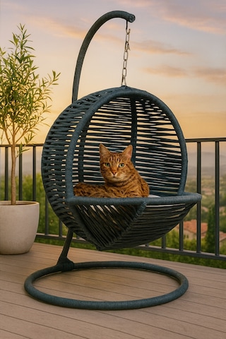 Lüx Kedi Salıncağı & Kedi Yatağı Sabitleme Aparatlı