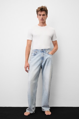 Grımelange Grimelange Carpe Erkek Straight Fit Açık Mavi Jeans
