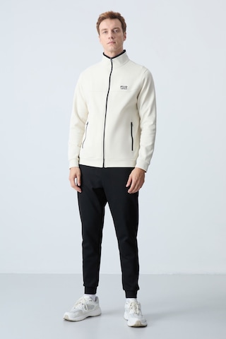 Tommy Life Hugo Bej - Siyah Jogger Erkek Eşofman Takım - 85198 Siyah - Krem Krem - Siyah