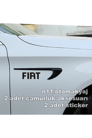 Fiat Egea Çamurluk Kapı Uyumlu Aksesuar Ve Markalı Sticker