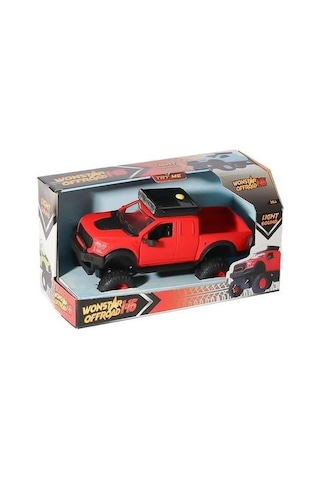Zuzu Toys Wonstar Offroad Sesli Ve Işıklı 1:16 40165 Kırmızı Çok Renkli