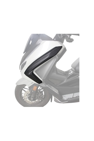 GP Kompozit  Honda Forza 250 2023-2025 Uyumlu Üst Bacak Koruma Siyah