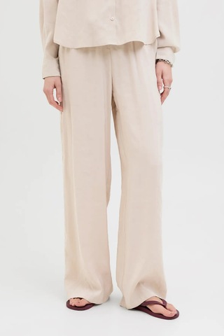 Jjxx Kadın Jxfıe Rahat Kalıp Beli Lastikli Ve İp Detaylı Pantolon 12270928 Bej Bej