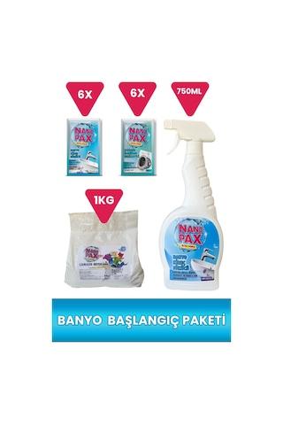 NanoPax Banyo Başlangıç Seti 5'li