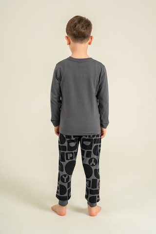 Rolypoly Baba Oğul Live The Forest Gri Uzun Kol Pijama Takım Rp3868-a-v1 Rp3868-a-v1