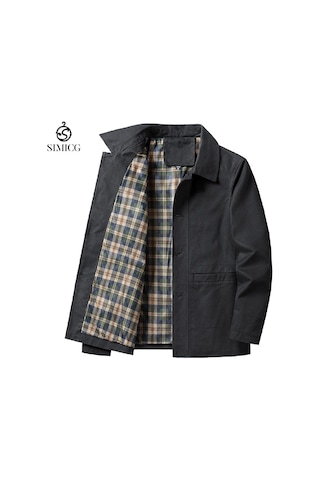 Sımıcg Erkek İş Ceketi Günlük Ceket Siyah Antramelanj