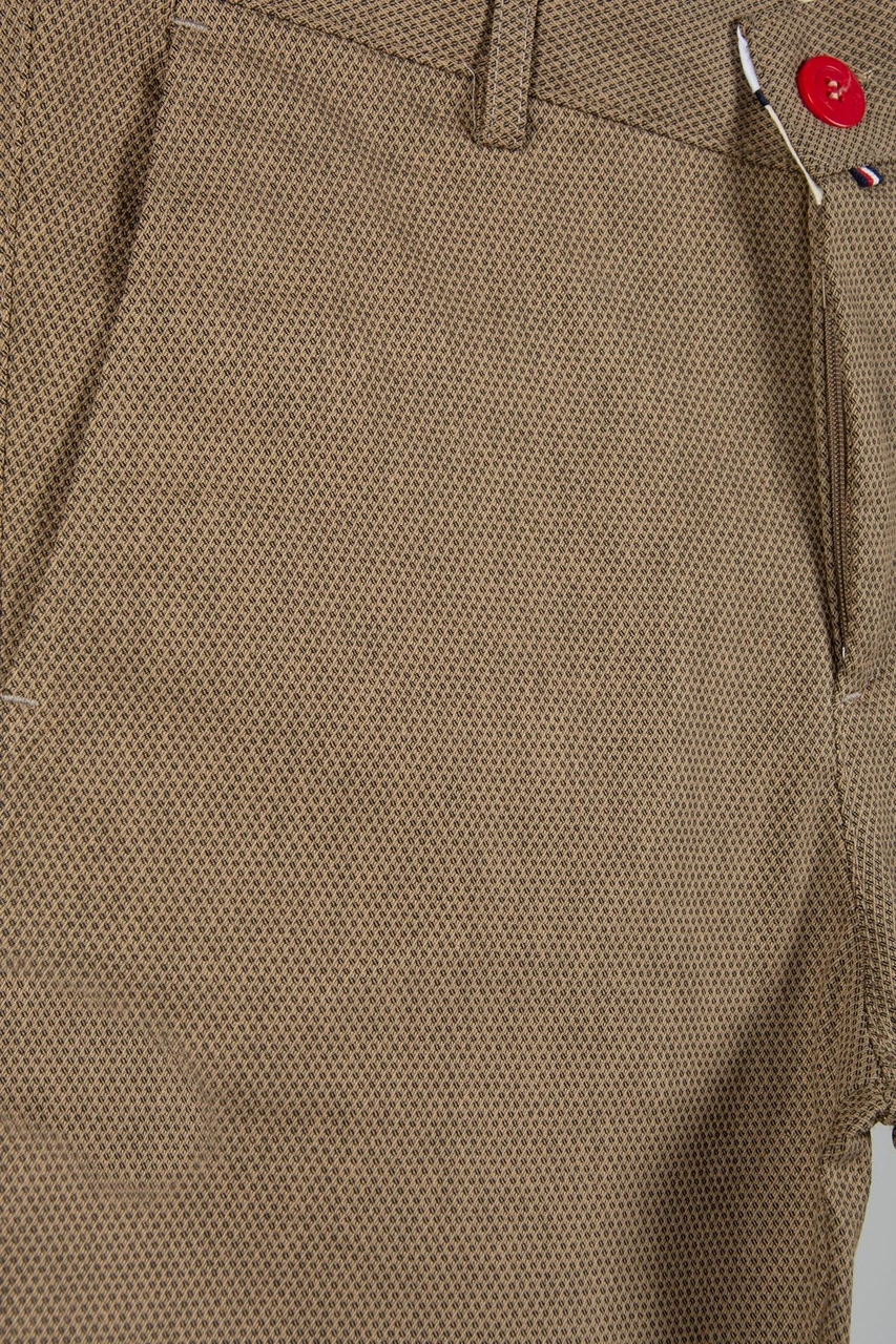 Veaven Erkek Bal Rengi Slim Fit Keten Şort Vavn9y-2200196-4 Bal Rengi